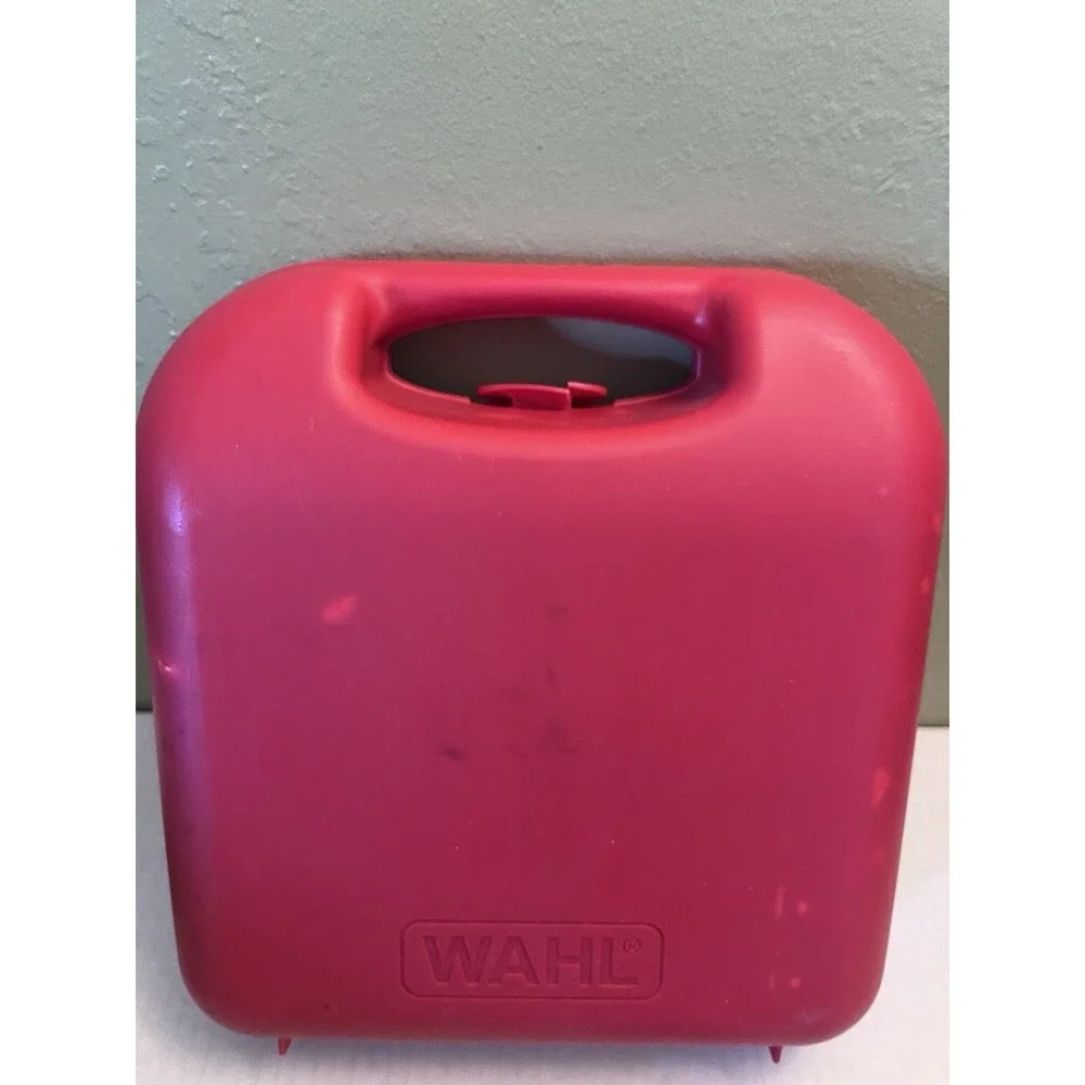 RED Wahl STXP Professional Deluxe U-CLIP Pet Dog Cat Hair Clipper Tested Works